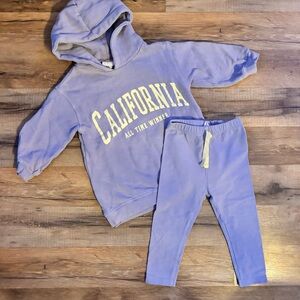 ZARA Oversized (long) Sweatshirt and Leggings Set